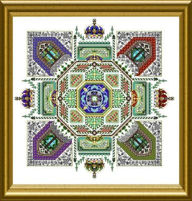 The Royal Tudor Mandala - Chatelaine Designs