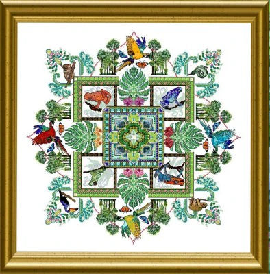 The Rainforest Mandala - Chatelaine Designs