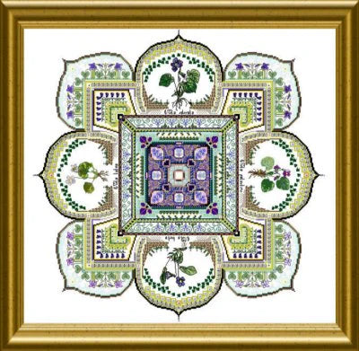 The Violet Patch Mandala - Chatelaine Designs