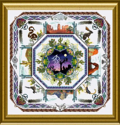 The Desert Mandala - Chatelaine Designs
