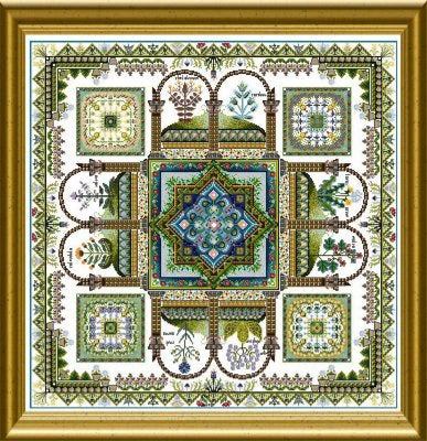The Herbularius Garden Mandala - Chatelaine Designs