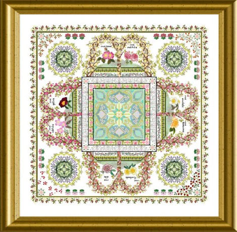 The Rosarium Mandala - Chatelaine Designs