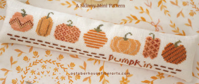 Pumpkin Row: A Skinny Mini - October House Fiber Arts