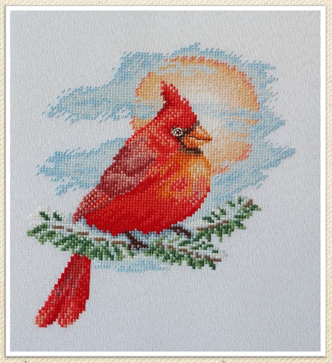 Cardinal - Artmishka Cross Stitch