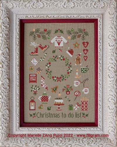Christmas To Do List - Filigram