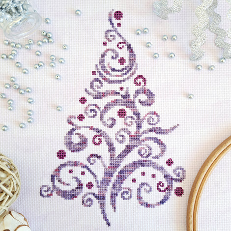 Christmas Tree Silhouette - Artmishka Cross Stitch