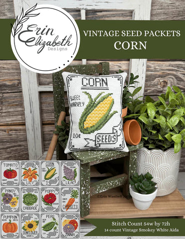 Vintage Seed Packets: Corn - Erin Elizabeth Designs
