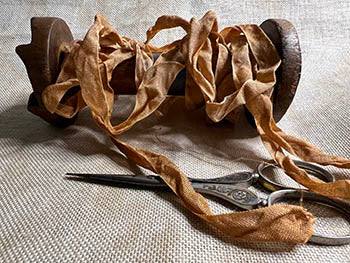 Truffle Pig Crinkle Ribbon - Dames of the Needle