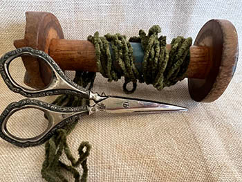 New Year's Collards Chenille - Dames of the Needle