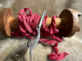 North Pole Crinkle Ribbon - Dames of the Needle