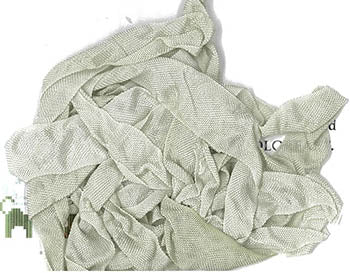 Faint Blue China Crinkle Ribbon - Dames of the Needle