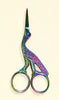 Titanium Coated Stork Scissors - Dinky Dyes