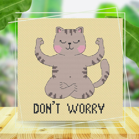 Don't Worry - Artmishka Cross Stitch