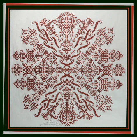 Dragon's Blood Mandala Monochrome - Tempting Tangles