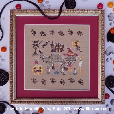 A Dark Cat - Filigram