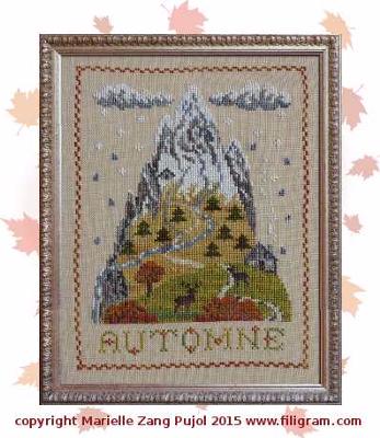 Autumn Mountain - Filigram