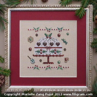 Christmas Cake - Filigram