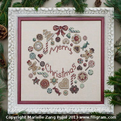 Cookies Christmas Wreath - Filigram