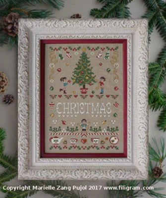 Christmas Is Coming - Filigram