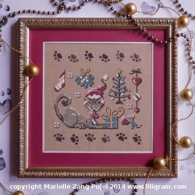 Christmas Of A Cat - Filigram