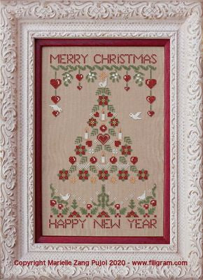 Folk Art Christmas Tree - Filigram