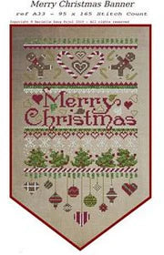Merry Christmas Banner - Filigram
