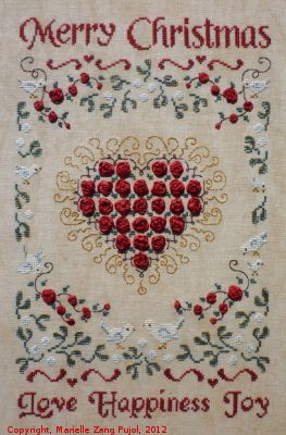 Merry Christmas With Love - Filigram