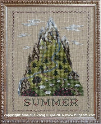 Summer Mountain - Filigram