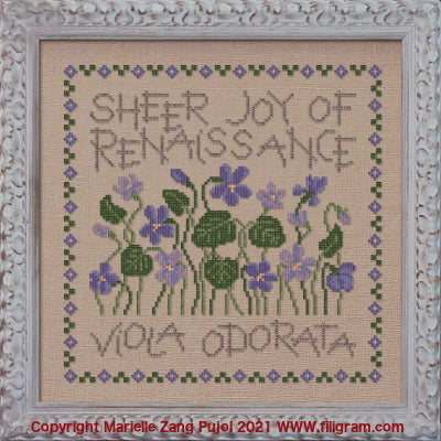 Viola Odorata - Filigram