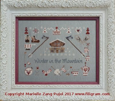 Winter In The Mountain - Filigram