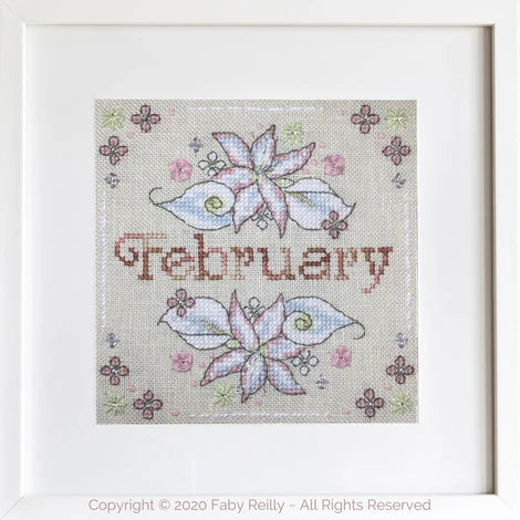 Anthea Calendar: February - Faby Reilly Designs