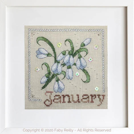 Anthea Calendar: January - Faby Reilly Designs