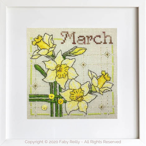 Anthea Calendar: March - Faby Reilly Designs