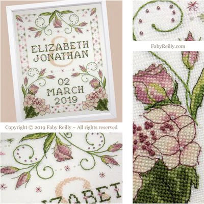 Lizzie Wedding Sampler - Faby Reilly Designs