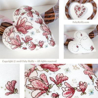 Magnolia Heart - Faby Reilly Designs