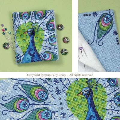 Peacock Needlebook - Faby Reilly Designs