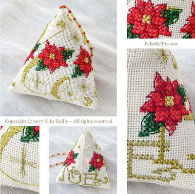 Sparkly Poinsettia Humbug - Faby Reilly Designs