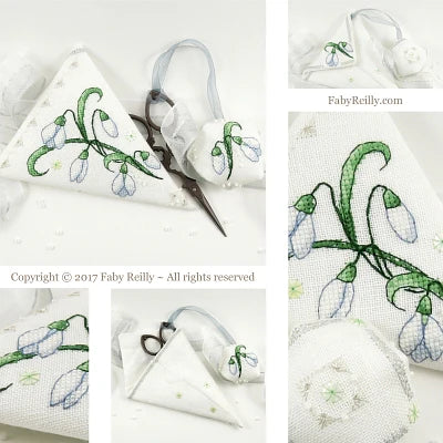 Snowdrop Scissor Case - Faby Reilly Designs