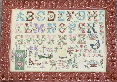 French Alphabet Sampler - From the Heart
