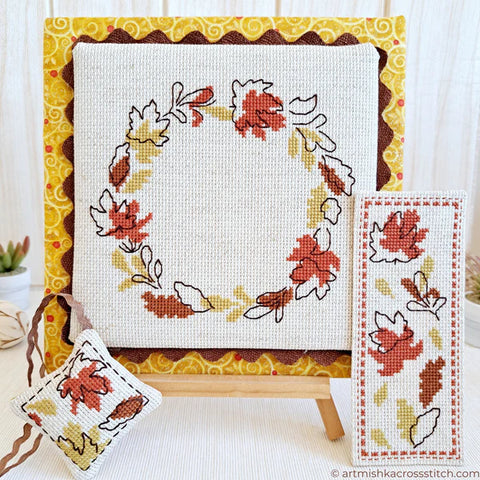 Fall Wreath - Artmishka Cross Stitch