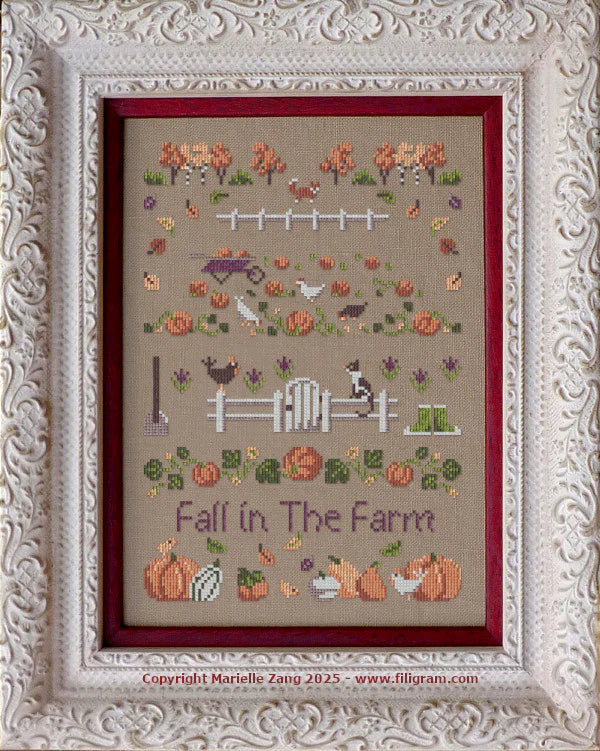 Fall In The Farm - Filigram