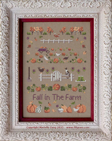 Fall In The Farm - Filigram
