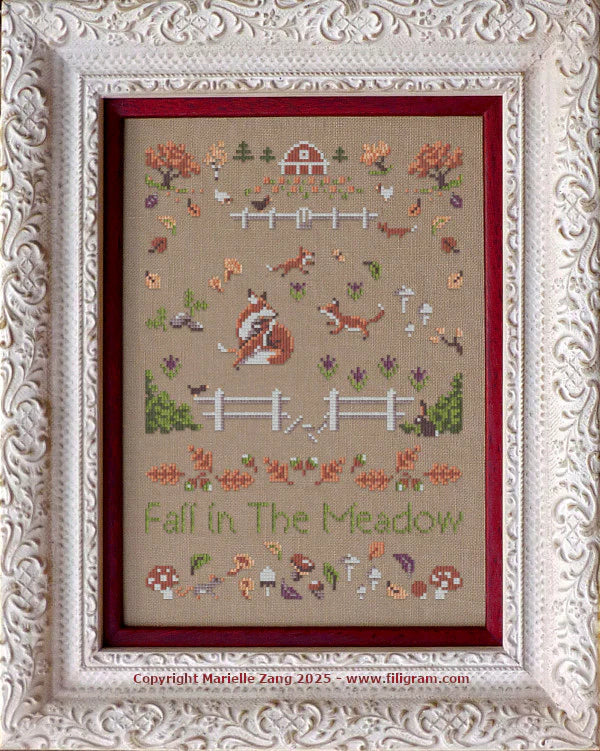 Fall In The Meadow - Filigram