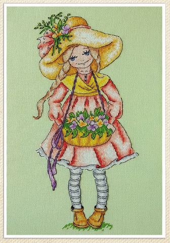 Flower Girl - Artmishka Cross Stitch