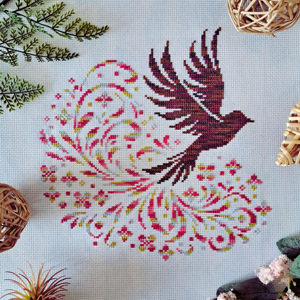 Fly Like A Bird - Artmishka Cross Stitch
