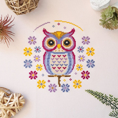 Folk Owl - Artmishka Cross Stitch
