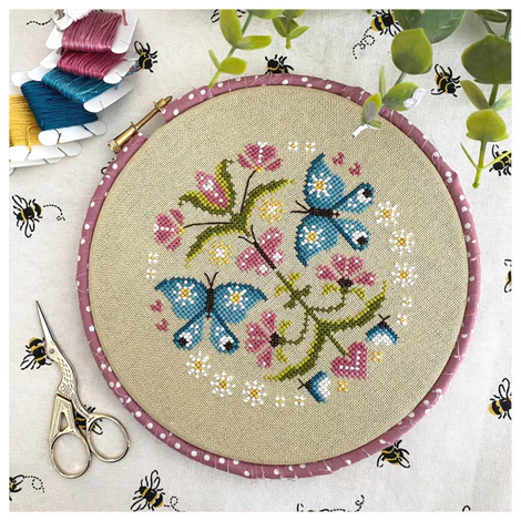 Folk Art Butterfly - Little Dove Designs