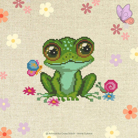 Frog - Artmishka Cross Stitch