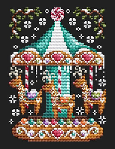 Gingerbread Carousel - Shannon Christine Designs