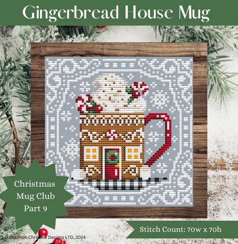 Gingerbread House Mug - Shannon Christine Designs